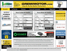 Tablet Screenshot of gremimotor.com